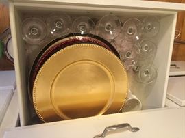 Stacks and stacks or charger plates!