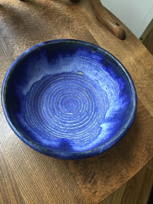 McCarty's Pottery bowl in cobalt blue...beautiful! 