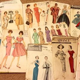 Vintage sewing patterns. Hundreds of patterns to choose from. Women's, children's, men's, and costumes. 
