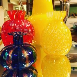Primary colored Art Glass