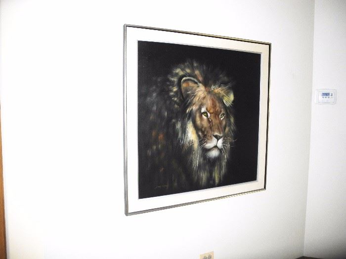 Gorgeous large Lion painting