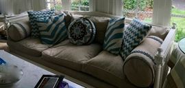 Designer Sofa and pillows