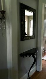 Beautiful Mirror/Table combo, perfect for entryways or hallways