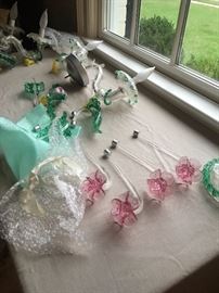 Two Pairs of Murano Sconces! One will be displayed so you can see how fantastic they are!