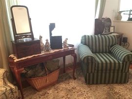 Antique Japanese Sewing Box and Japanese miniature Dressing Chest