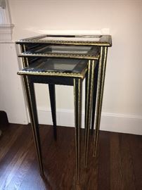 Nesting tables, small, antique