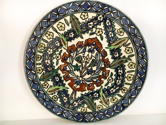 Pottery plate from Jerusalem