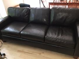 Leather couch