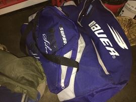 All sorts of sports bags
