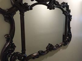 several decorative mirrors