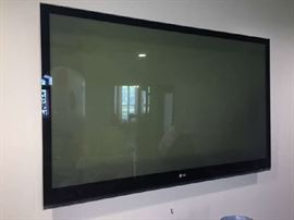 LG 60" TV with remote control--like new