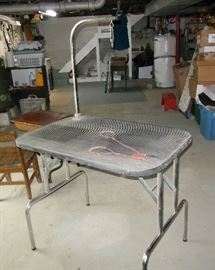 Folding Grooming Table