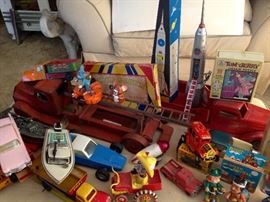 Here are a few of the vintage toys we will be selling.
