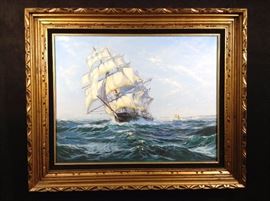 Jennie A Johnson oil on canvas