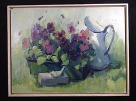 Gladys Blochan oil on canvas