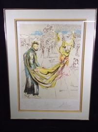 Salvador Dali signed lithograph