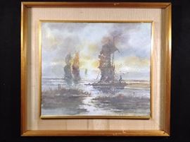 Watermedia painting Asian