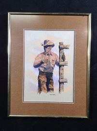 Arvid Harder Ink Drawing