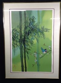 Signed asian artwork David Wa