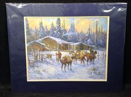 Fred Oldfield signed print