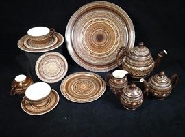 Walter Klages Calfornia Pottery vintage Tea Set AWESOME!