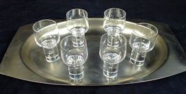 Gense Sweden tray and cordials