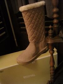 BRAND NEW IN BOX MICHAEL KORS SUEDE BOOTS
