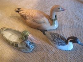 Tom Taber Goose Decoy carving.