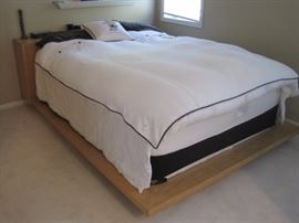 Complete Queen Size Bed with bedding.  