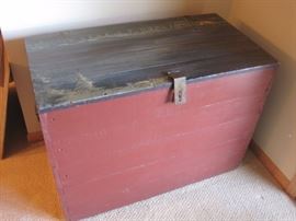 Nicely painted Storage Trunk.