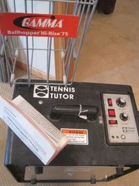 Tennis Tutor Ball Machine.