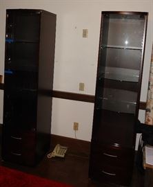 Glass door cabinets