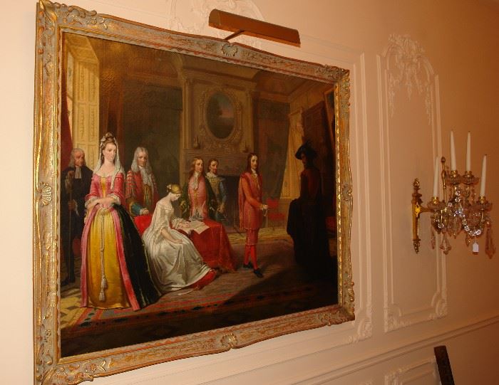 19th Century Oil painting. Painted in 1862