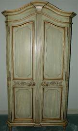 Painted French wardrobe 
