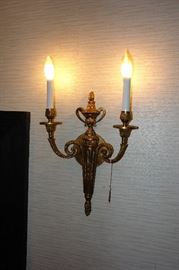 Pair of sconces