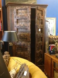 16th Century Armory Doors Upscaled to Armoire/Entertainment Unit