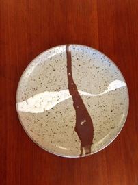 Rare Warren MacKenzie Studio Mingei / Shoji Pottery Plate Marked 13" Charger