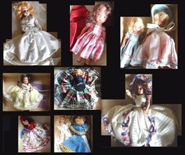  Vintage Doll collection - some of them are "House of Dolls" and includes Miss Universe and Miss America