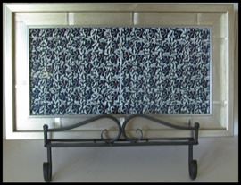 Framed Turkish tiles 11" x 19"