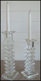 Galway Living crystal candleholders