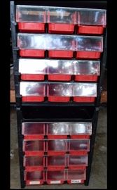 Plastic storage bins