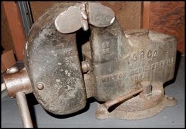 Vintage Torco vise made by Wilton, Schiller Park, Illinois USA