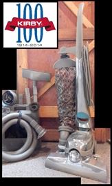 Nearly new KIRBY vacuum cleaner with many attachments