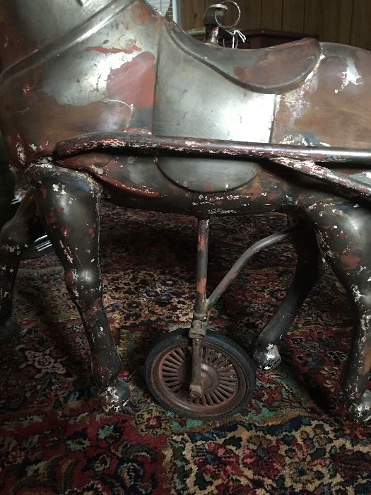 Vintage Sulky & Horse Tricycle 