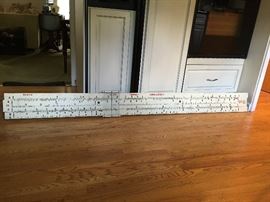 7 foot Keuffel & Esser Polyphase Slide Rule