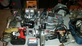 Power tools (belt sanders, drills, buffers, grinders, and MORE)
