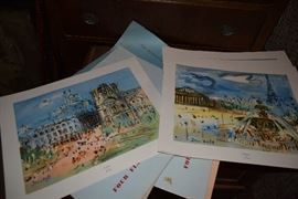 Jean Dufy's Paris Scenes art prints