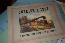 Currier and Ives prints