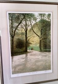 Harold Altman signed and numbered large lithograph.