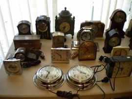 1940's and 50's electric clocks